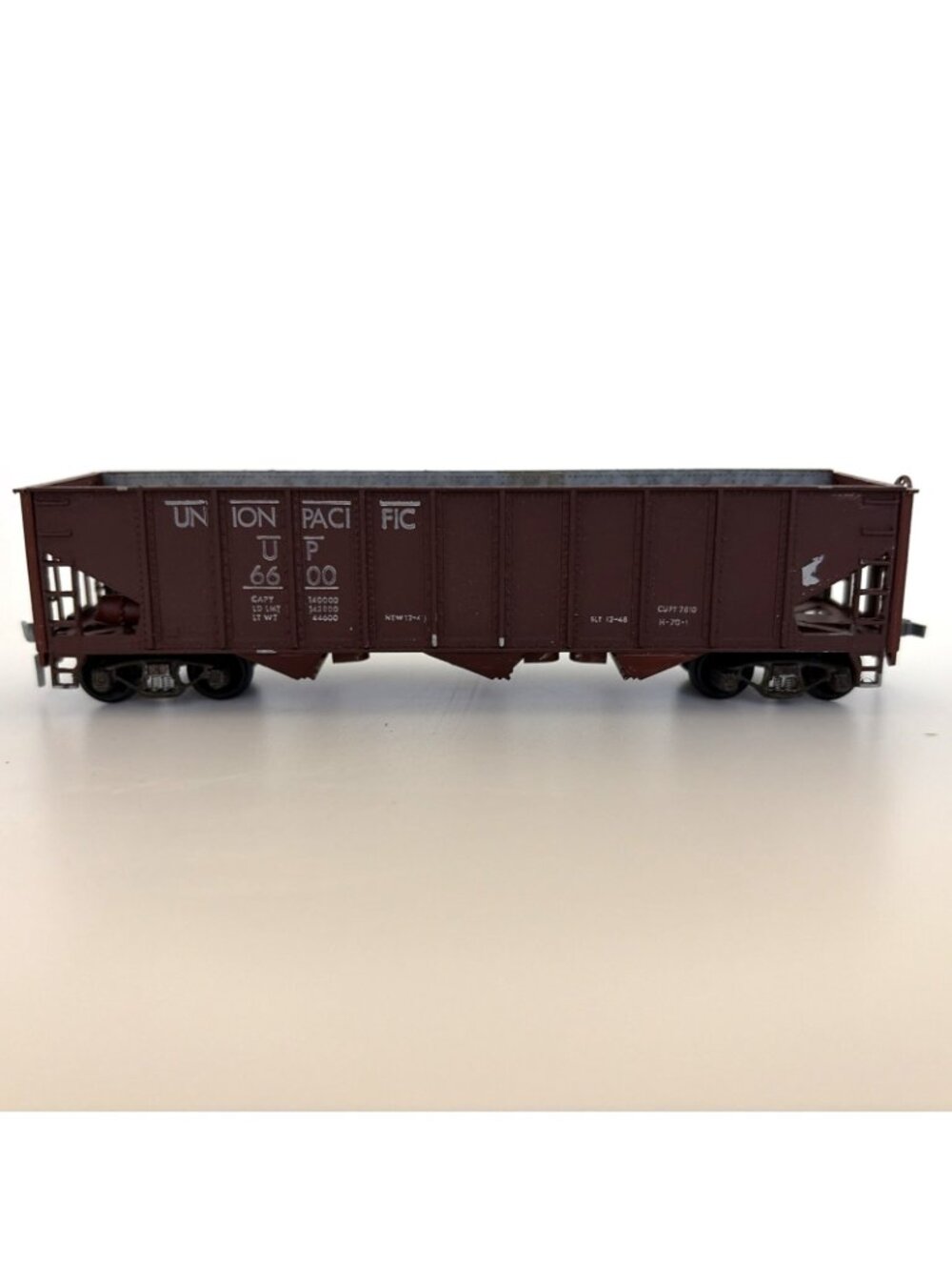 Lot 2 MDC Roundhouse HO 40' Hopper 40' AAR Boxcar Diecast Metal Assembled Kits - Picture 9 of 16